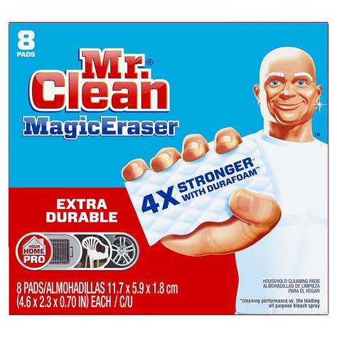Mr clean magic eraser a short distance away